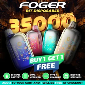 Foger BIT Disposable | 35K Puffs - Buy 1 Get 1 Free