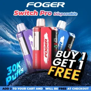 Foger Switch Pro Disposable | 30K Puffs - Buy 1 Get 1 Free