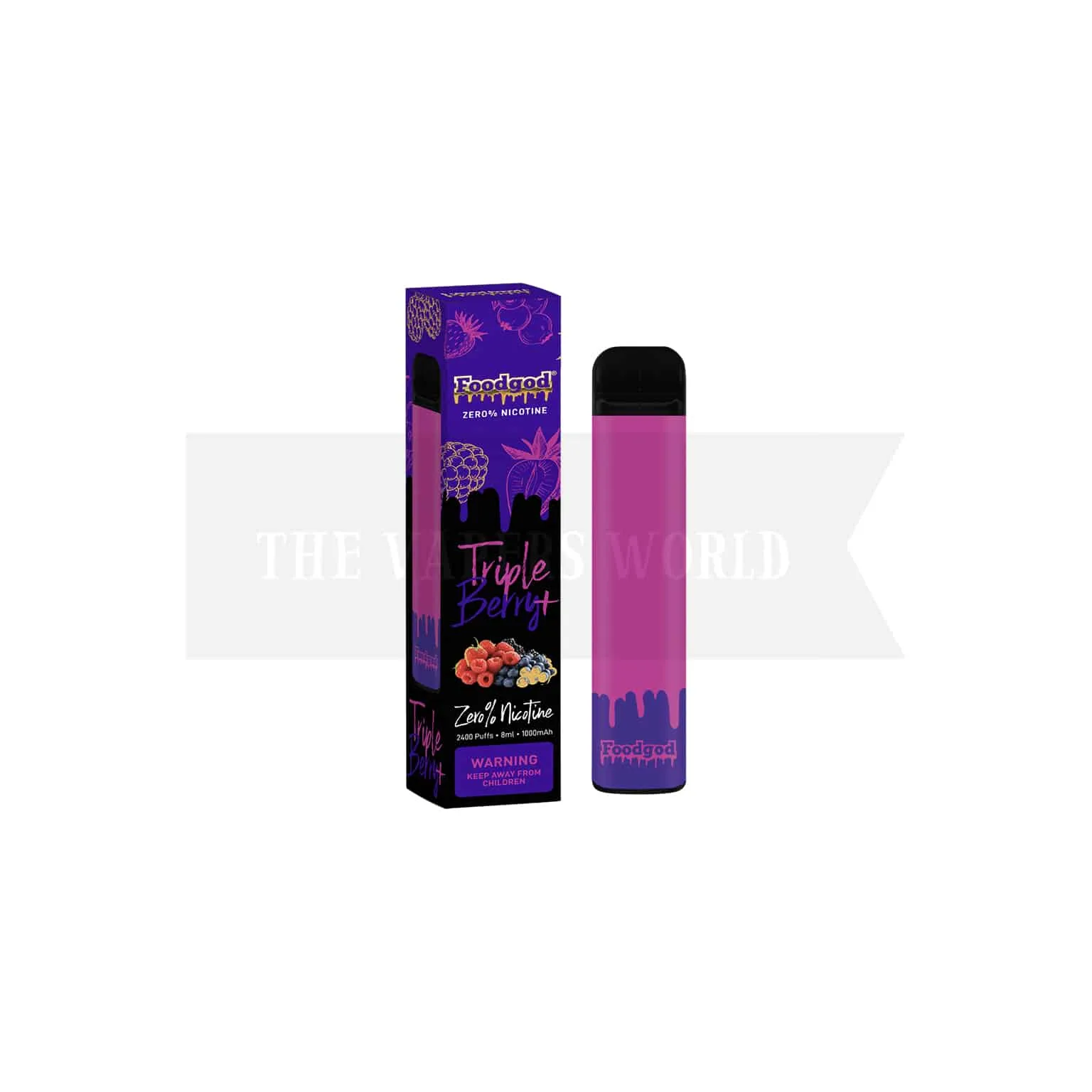 Foodgod Disposable Vape 0% 2400 Puffs - Image 2