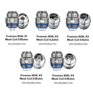 Freemax 904L X Mesh Replacement Coils
