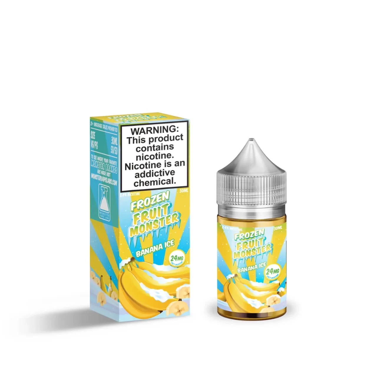 Frozen Fruit Banana Ice Salt 30ml E-Juice | Jam Monster