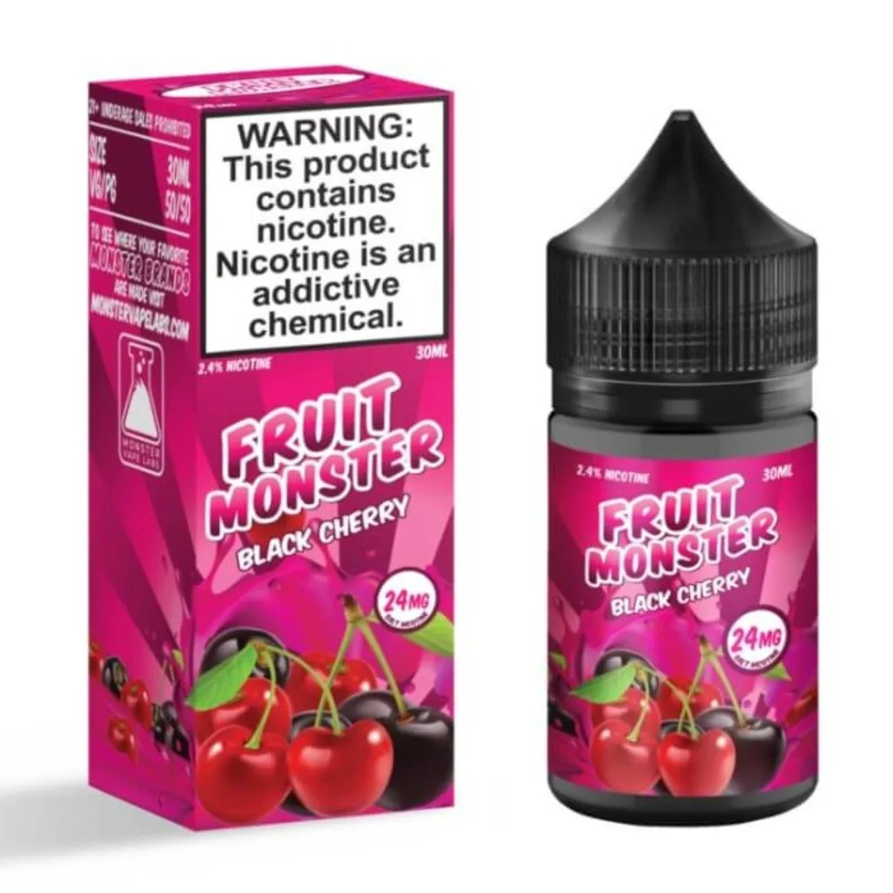 Fruit Black Cherry Salt 30ml E-Juice| Jam Monster
