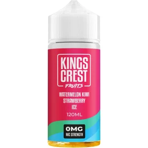 Fruits Watermelon Kiwi Strawberry Ice 120ml E-Juice | King's Crest