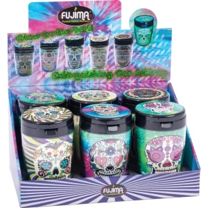 FUJIMA GLOW IN THE DARK CAR ASHTRAY 6 Count | EX31