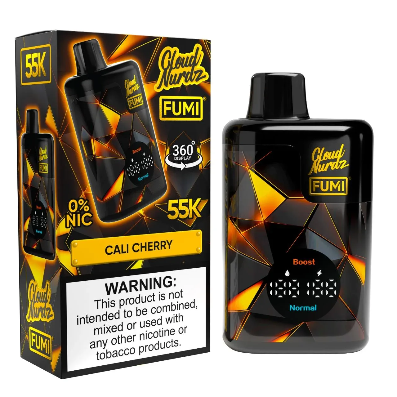 FUMI X CLOUD NURDZ Zero Nicotine Disposable | 55K Puffs