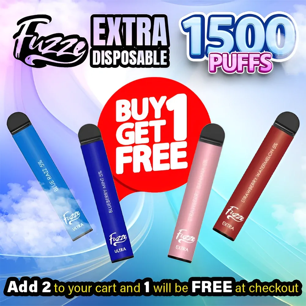 Fuzze Extra Disposable | 1500 Puffs - Buy 1 Get 1 Free