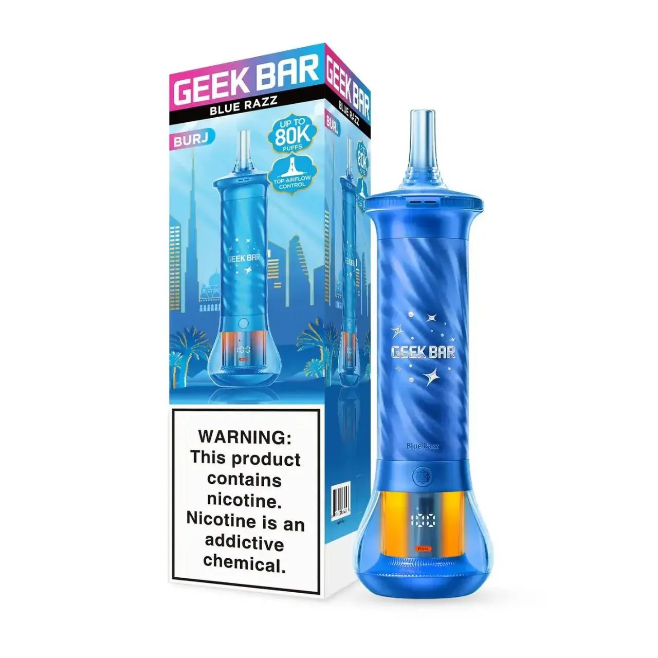 Geek Bar Burj Hookah Disposable | 80K Puffs