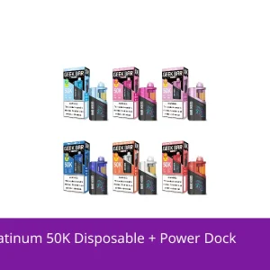 Geek Bar Clio Platinum 50000K Disposable + Power Dock