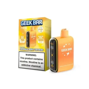 Geek Bar Pulse 15000 Disposable Vape (5%, 15000 Puffs) - Orange Mint Savers*
