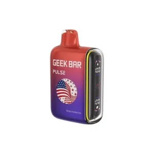 Geek Bar Pulse 15000 Disposable Vape (5%, 15000 Puffs) - Patriot Edition Watermelon Ice*