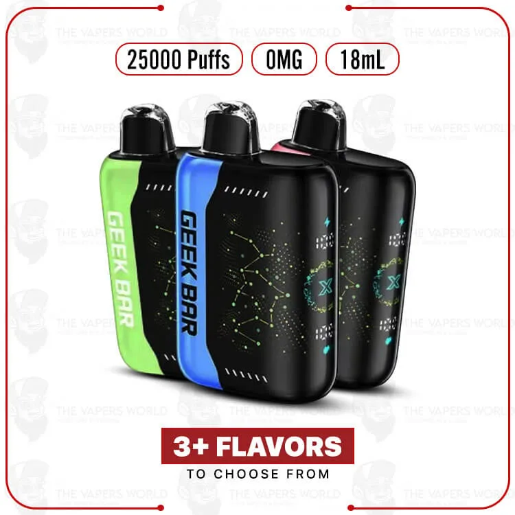 Geek Bar PULSE X 25K 0 Nic Disposable Vape