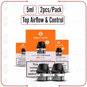 GeekVape J Replacement Pod Cartridge – 2PK 5ML