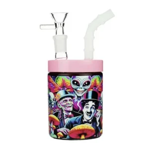 Glass Cup Water Pipe - 6.5"