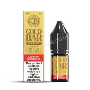 Gold Bar Raspberry Watermelon Nic Salt E-Liquid