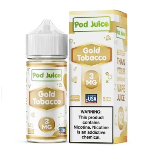 Gold Tobacco Tobacco Free Nicotine 100ML E-Juice | Pod Juice