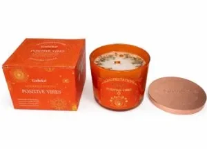 Goloka - Manifestation Positive Vibes Sunstone Candle - 9oz