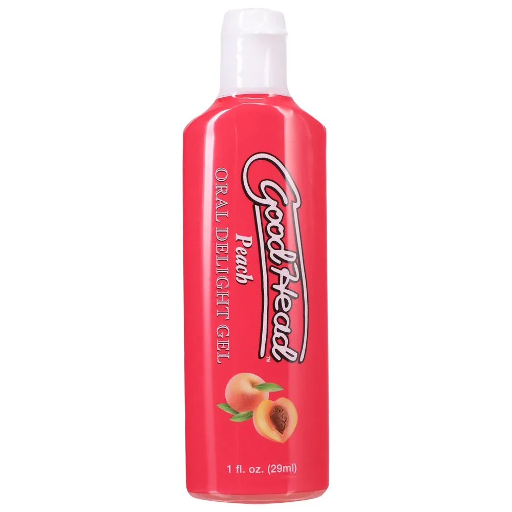 GoodHead Oral Delight Gel Peach 1 oz. - Image 2