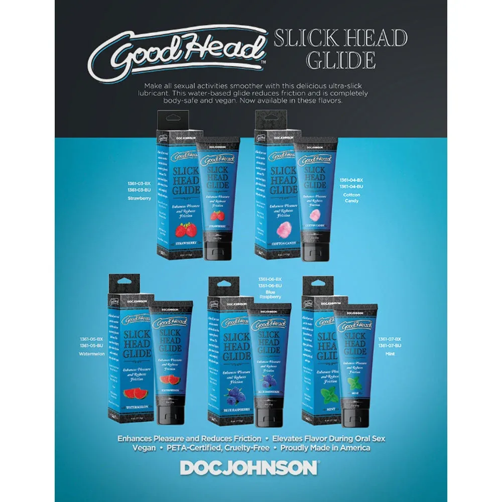 GoodHead Slick Head Glide Strawberry 4 oz. - Image 2