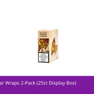 Grabba Leaf Cigar Wraps 2-Pack (25ct Display Box)