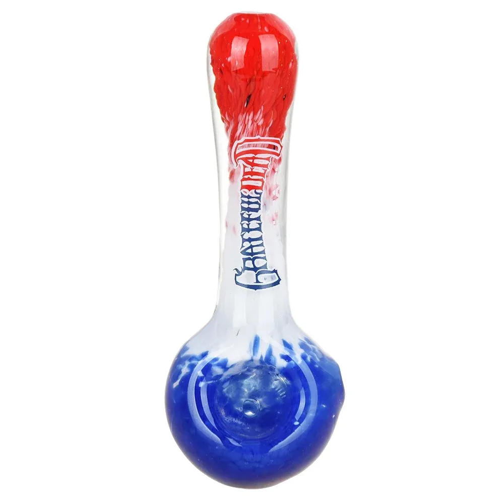 Grateful Dead x Pulsar Grateful Frit Glass Spoon Pipe - 4.5" - Image 2