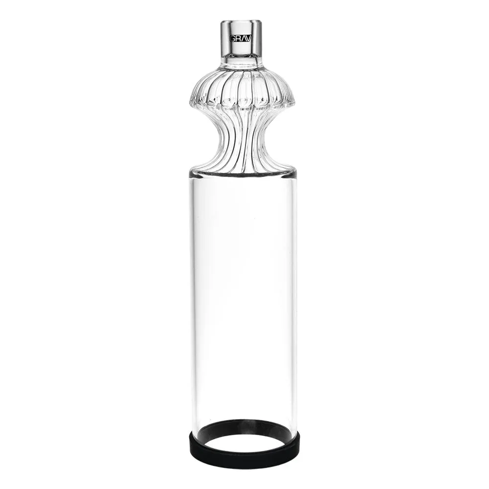 GRAV Monarch Gravity Water Pipe - 12" - 14mm F - Clear - Image 2