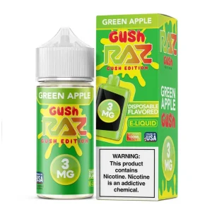 Green Apple Gush Tobacco Free Nicotine E-Juice 100ml | Pod Juice x RAZ