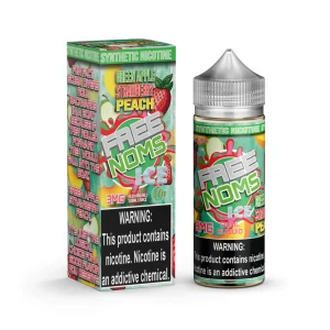 Green Apple Strawberry Peach Ice 120ml TFN E-Juice | Free Noms