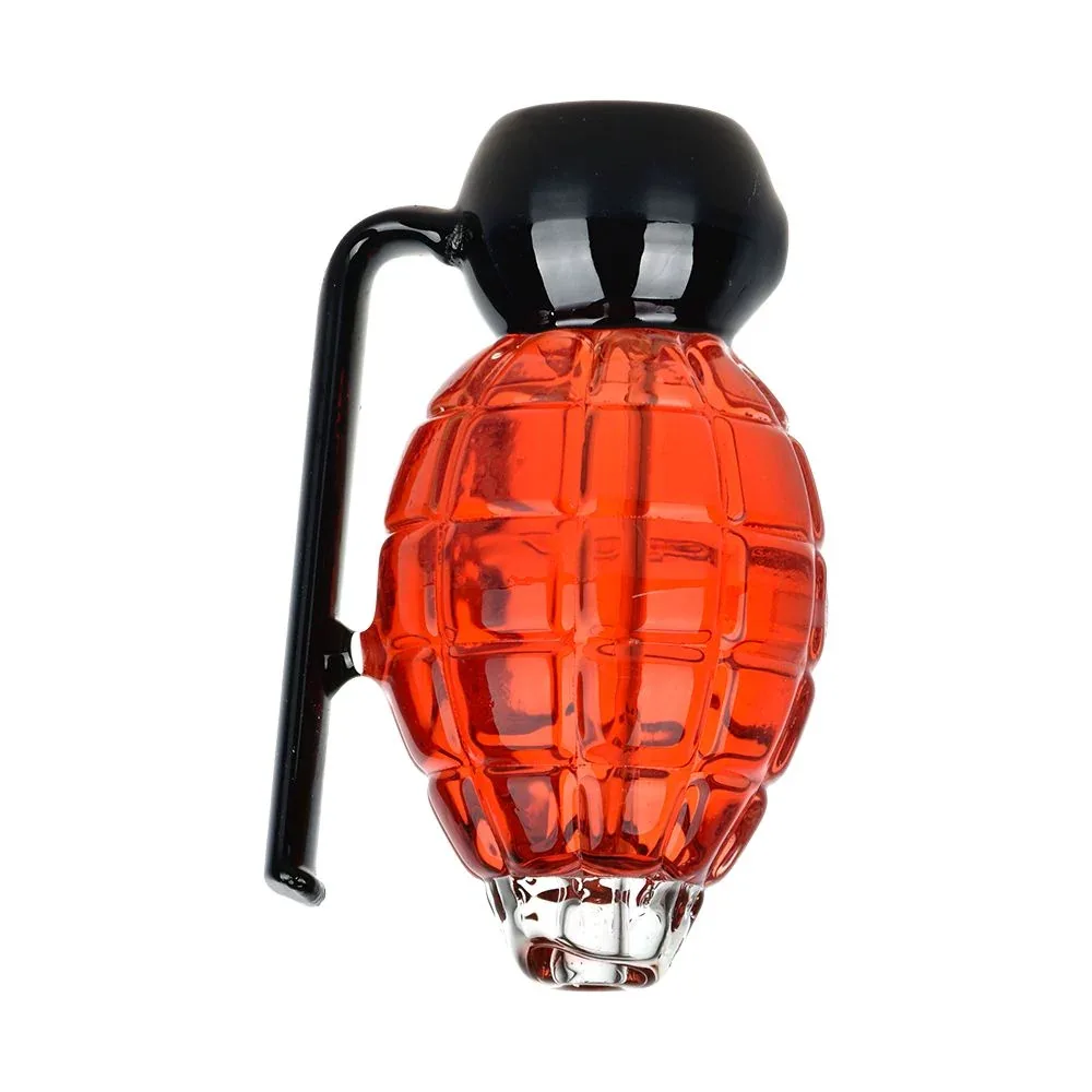 Grenade Glycerin Glass Hand Pipe - 3.75" / 4ct - Image 2
