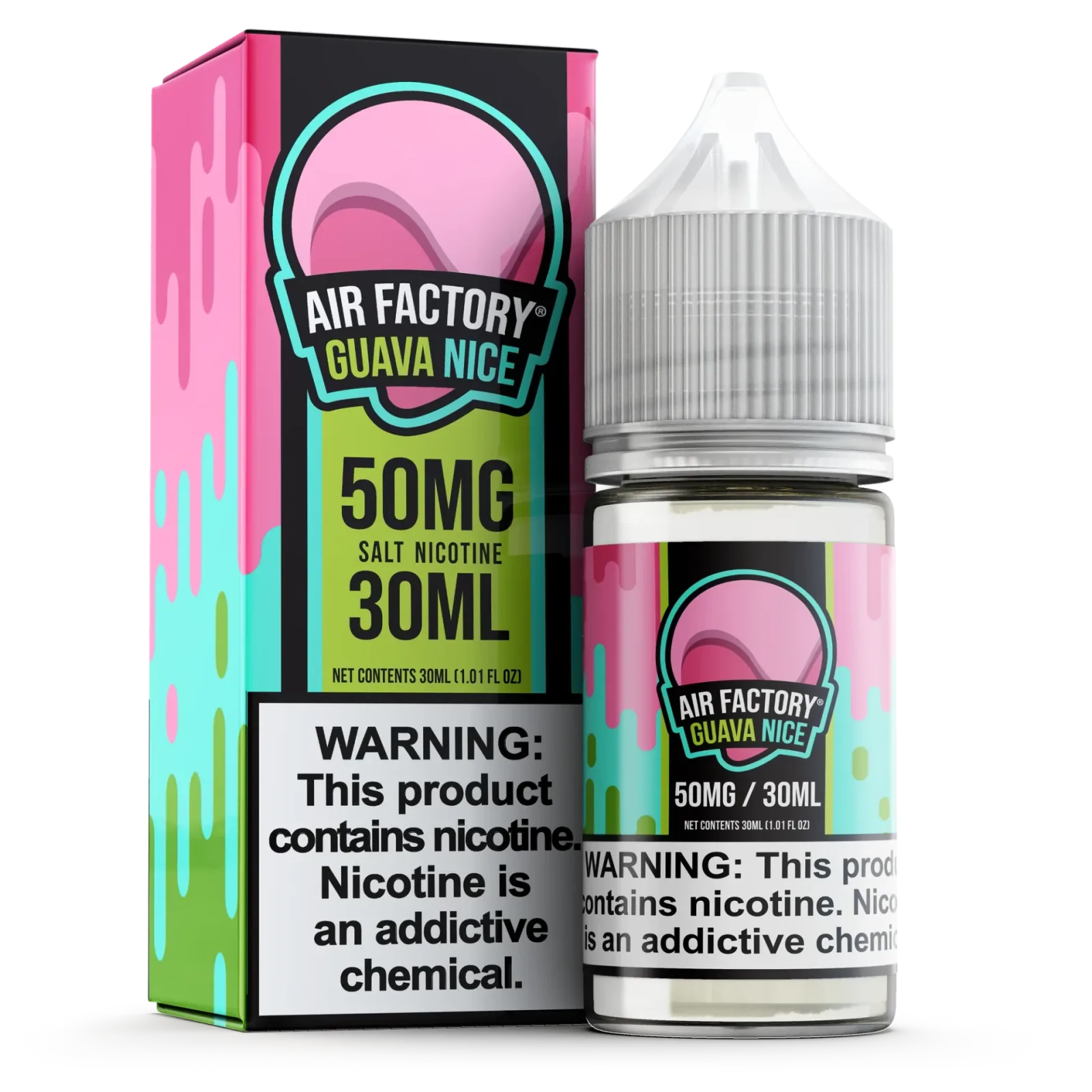 Guava Nice Salt Tobacco Free Nicotine 30ml E-Juice | Air Factory