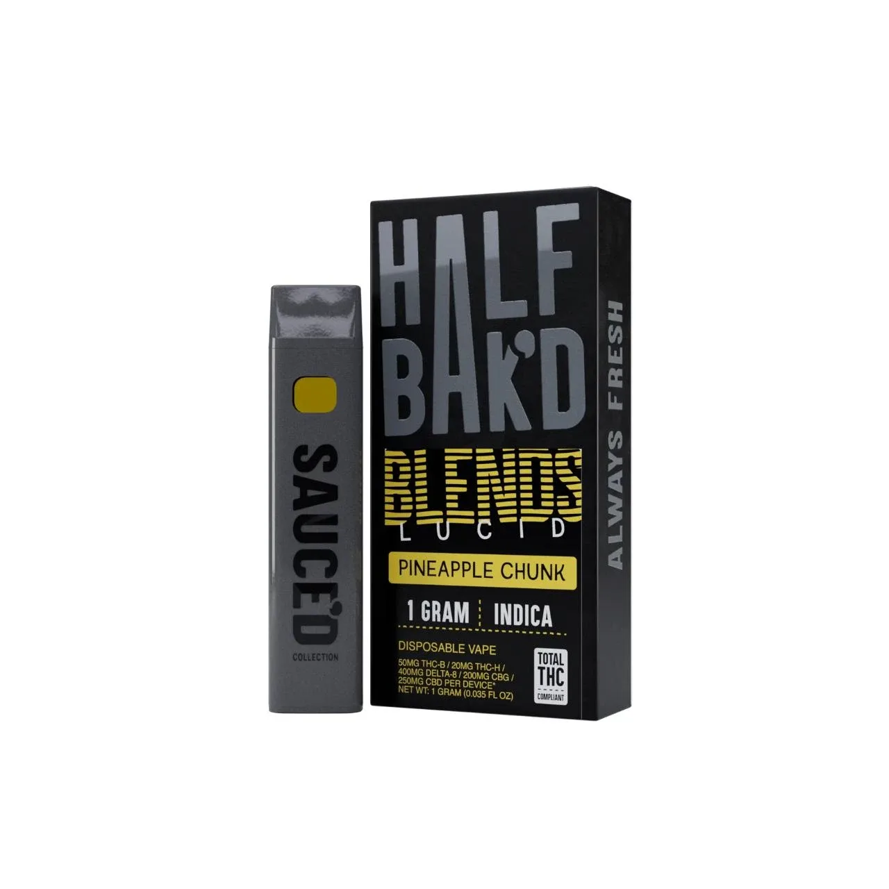 Half Bak'd Lucid Blends Disposable 1G