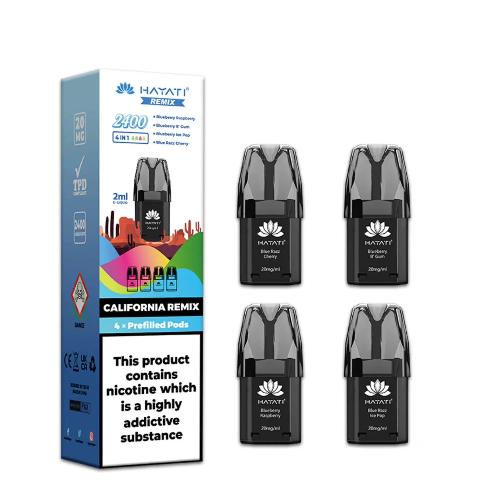Hayati Remix 2400 Replacement Pods