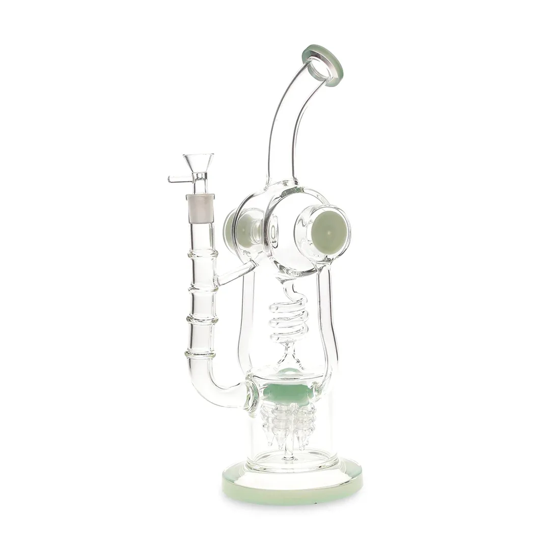 HB King 15" Ear Phones Spiral Water Pipe - Image 2