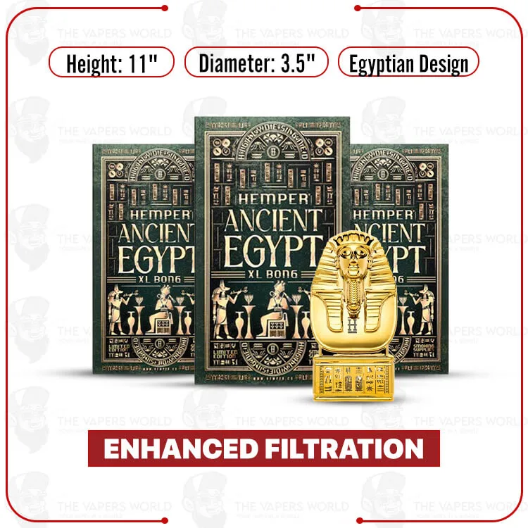 Hemper 9.5″ Ancient Egypt XL Bong