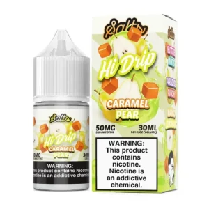 Hi-Drip Caramel Pear Nic Salt Vape Juice 30ml - 20MG