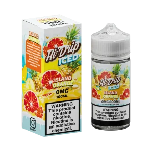 Hi-Drip Iced Island Orange 100ml Vape Juice - 0MG