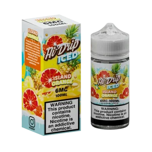 Hi-Drip Iced Island Orange 100ml Vape Juice - 6MG