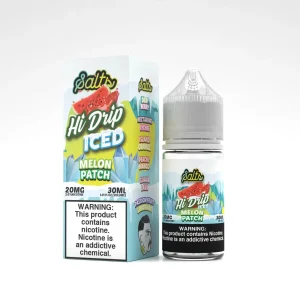 Hi-Drip Salts Iced Watermelons Melon Patch 30ml Nic Salt Vape Juice - 20MG