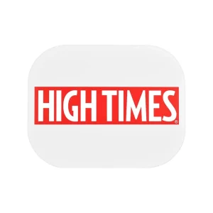 High Times x Pulsar Mini Magnetic Rolling Tray Lid - White Logo / 7"x5.5"
