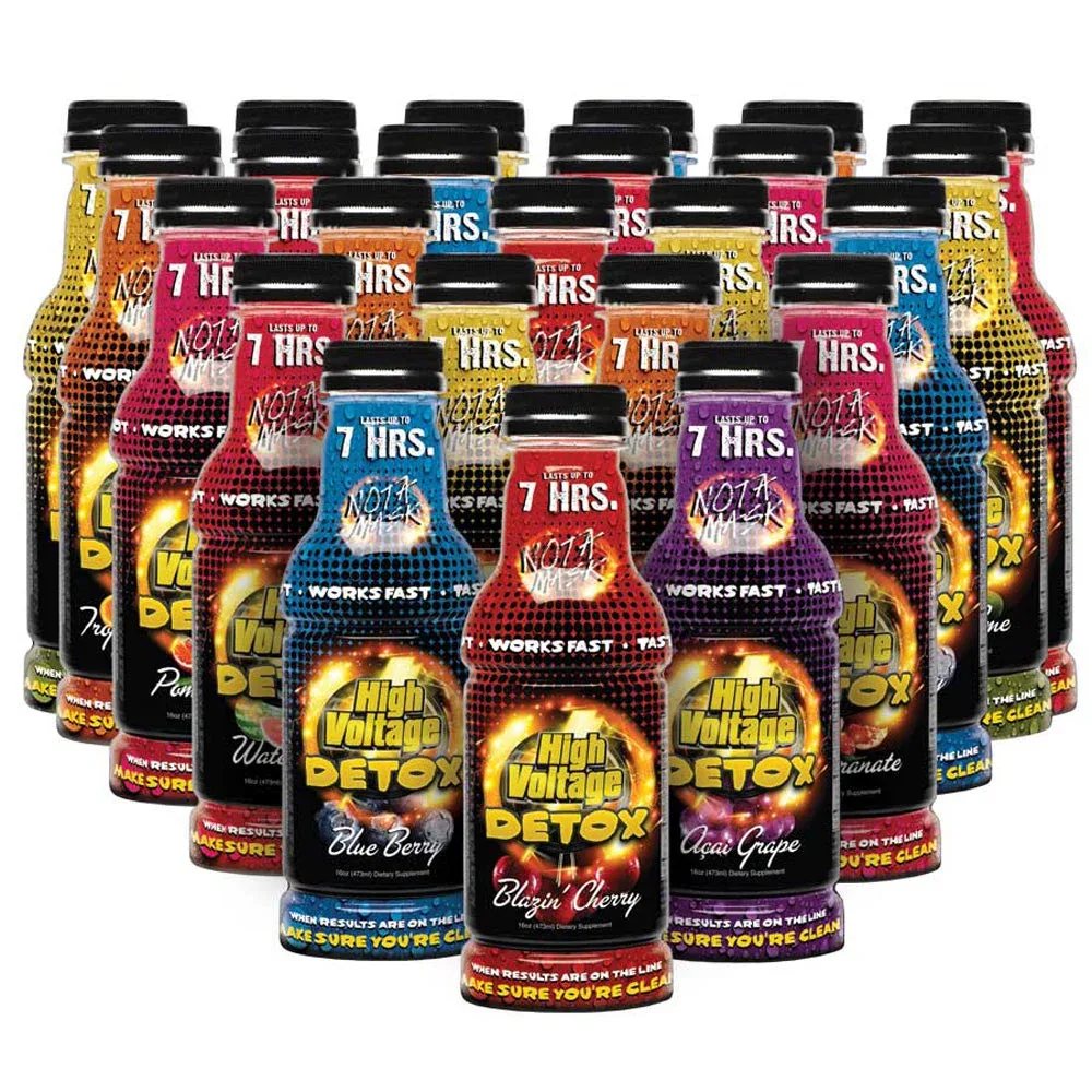 High Voltage Detox Liquid - 16oz/Assorted 24pcs