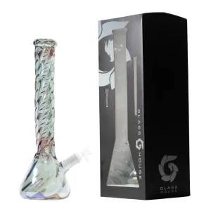 Hillside Water pipe Twisted Beaker"16