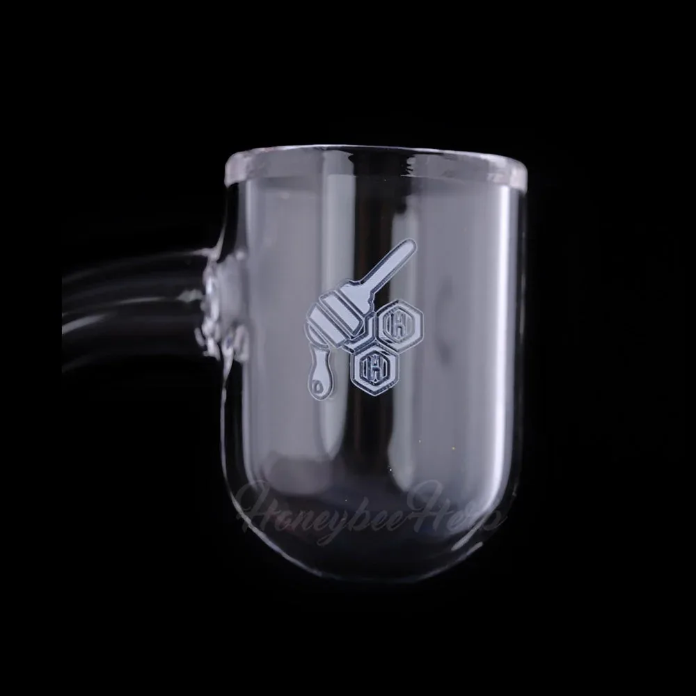 Honey Bevel Bowl Quartz Banger - 90° Degree | YL - Image 2