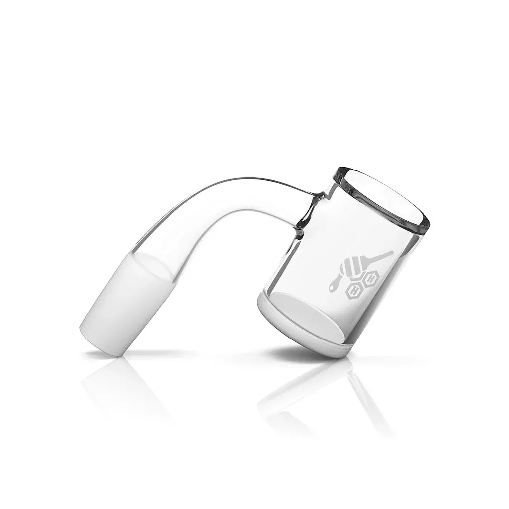 Honey & Milk Bevel Quartz Banger - 90° Degree | YL