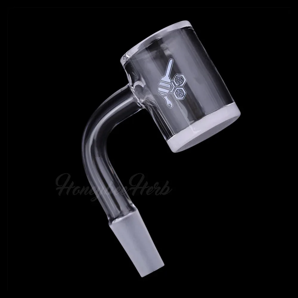 Honey & Milk Bevel Quartz Banger - 90° Degree | YL - Image 2