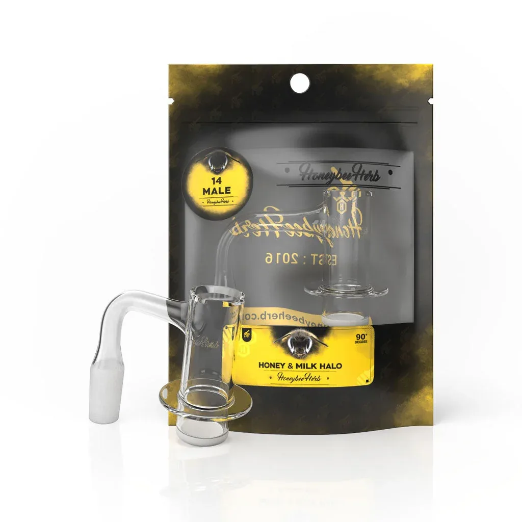 Honeybee Herb Halo Quartz Banger - 90° DEGREE - Image 2