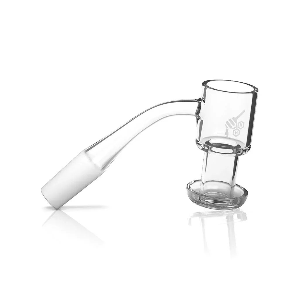 Honeybee Herb Honeysuckle Quartz Banger- 45°