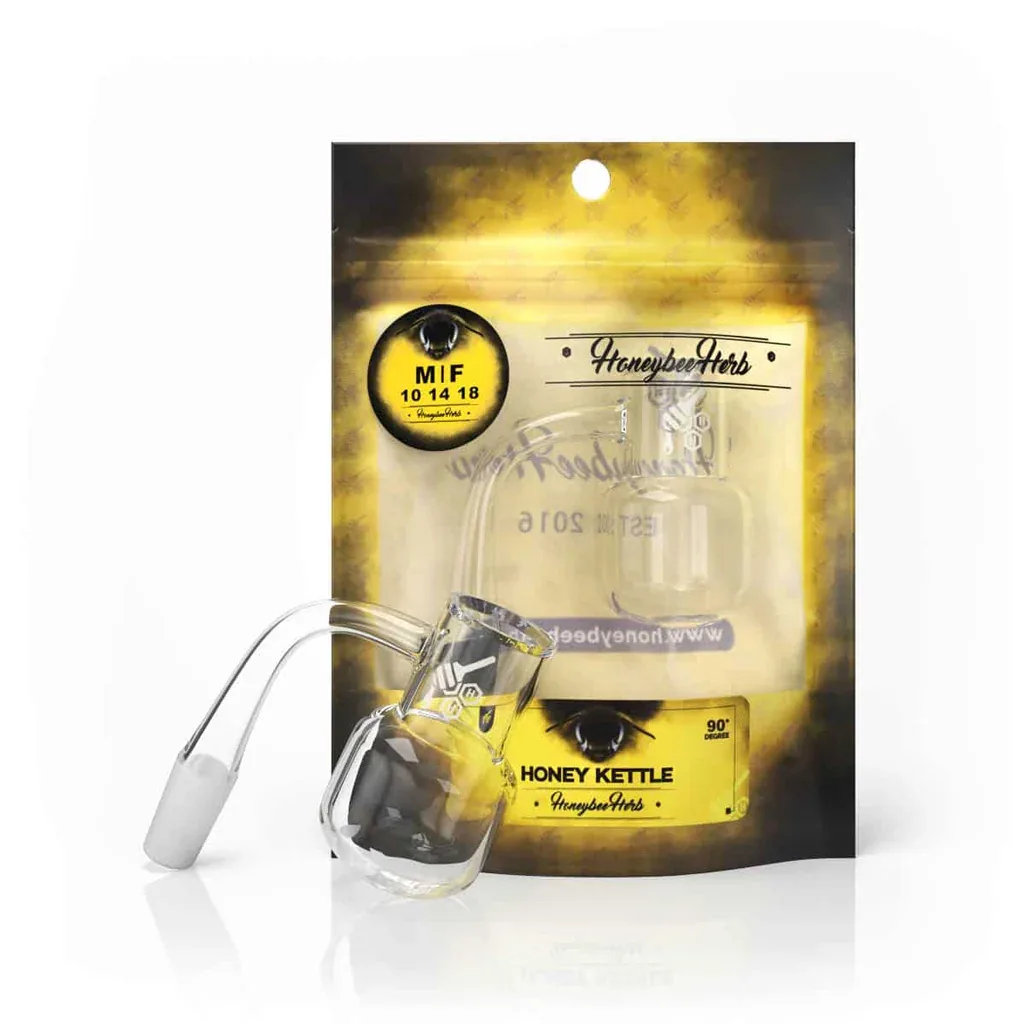 Honeybee Herb Quartz Kettle Banger - 90° - Image 2