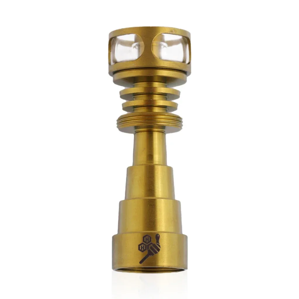 Honeybee Herb Titanium 6 IN 1 Cage Hybrid Dab Dab Nail - Image 2