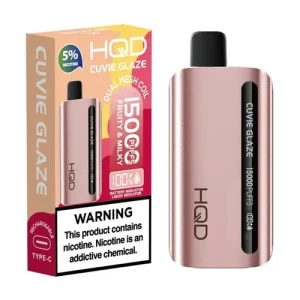 HQD Cuvie Glaze 15000 Puffs Disposable Vape Device