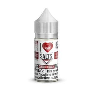 I Love Salts Classic Tobacco By Mad Hatter Juice 30ML