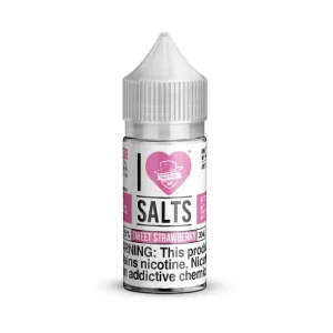 I Love Salts Sweet Strawberry 30ml Nic Salt Vape Juice - 25MG
